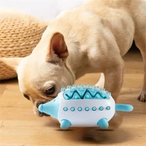 Phedgehog Shape Dog Toy Leaking Food Toys For Small Large Dogs Cat Chewing Toys Pet Tooth Cleaning Indestructible Puppy Toys Ball Molar Tooth Cleaning Stick - Image 3