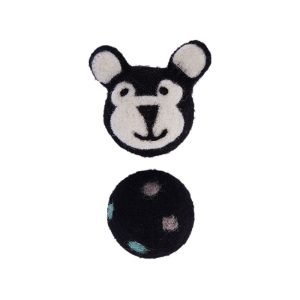 Colorful Felt Stretch Ball Cat Toy Ball Pet Toy With Small Bell Sound Play Cat Toys Creative Interactive Cat Dog Chew Toy - Image 6