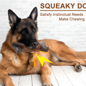 Tough Dog Toys For Aggressive Chewers Large Breed Indestructible Dog Toys Durable Dog Chew Toys For Large Dogs Bacon Flavor Dog Chew Toys For Aggressive Chewers Durable Large Dog Toys For Big Dogs - Image 5