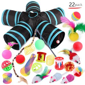Cat Toy Set Funny Cat Assembled Toys Cat Tunnel Cat Tunnel Pet Supplies - Image 3